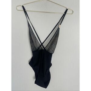 Etam Effusion Rhinestone Bodysuit Size Medium NWT